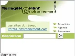 Sites similar to management-environnement.com
