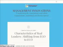 Sites similar to managementinnovations.wordpress.com
