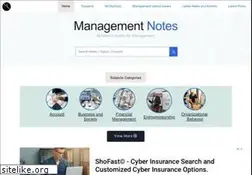 Sites similar to managementnote.com