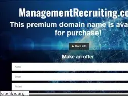 Sites similar to managementrecruiting.com