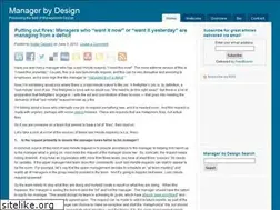 Sites similar to managerbydesign.com