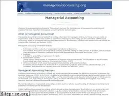 Sites similar to managerialaccounting.org