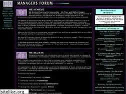 Sites similar to managersforum.com