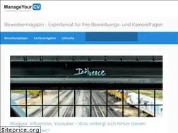 Sites similar to manageyourcv.com