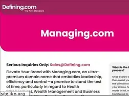 Sites similar to managing.com