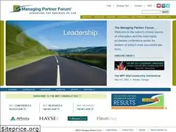Sites similar to managingpartnerforum.org