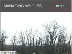 Sites similar to managingwholes.com