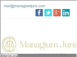 Sites similar to managiumjuris.com