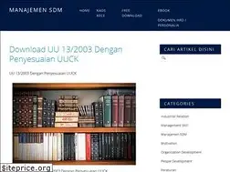 Sites similar to manajemensdm.net