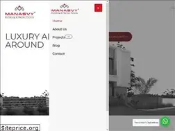 Sites similar to manasvydevelopers.com