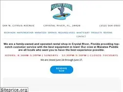 Sites similar to manateepaddle.com