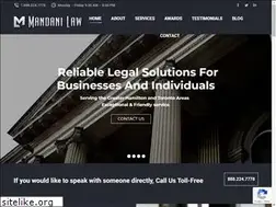 Sites similar to mandanilaw.com