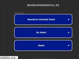 Sites similar to mandarinoriental.es