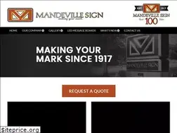 Sites similar to mandevillesign.com