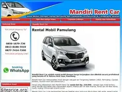 Sites similar to mandirirentcartangsel.com