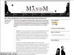 Sites similar to mandm.org.nz
