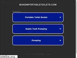 Sites similar to mandmportabletoilets.com