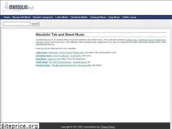 Sites similar to mandolintab.org