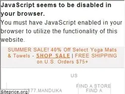 Sites similar to manduka.com