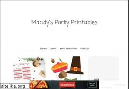 Sites similar to mandyspartyprintables.com