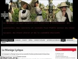 Sites similar to manegelyrique.com