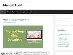 Sites similar to mangalfont.com