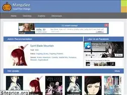 Sites similar to mangaseeonline.net