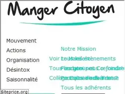 Sites similar to manger-citoyen.org