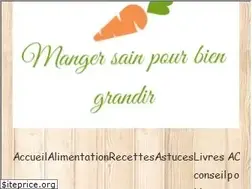 Sites similar to mangersainpourbiengrandir.com