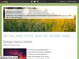 Sites similar to mangetasante.over-blog.com
