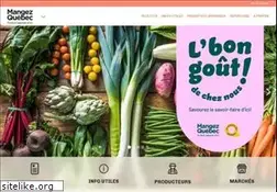 Sites similar to mangezquebec.com
