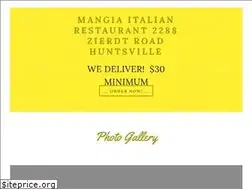 Sites similar to mangiaitalianrestaurant.net