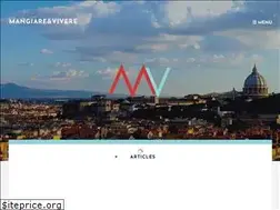 Sites similar to mangiareevivere.com
