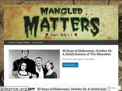 Sites similar to mangledmatters.wordpress.com