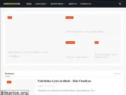 Sites similar to mangolyrics.com