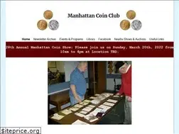 Sites similar to manhattancoinclub.org