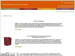 Sites similar to manhattanrarebooks-children.com