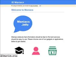 Sites similar to maniacs.info
