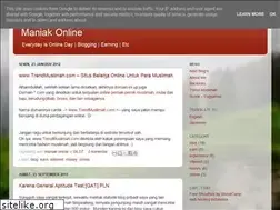 Sites similar to maniak-online.blogspot.com