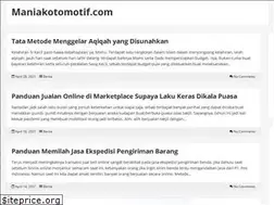 Sites similar to maniakotomotif.com