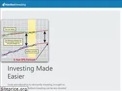 Sites similar to manifestinvesting.com