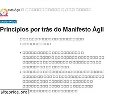 Sites similar to manifestoagil.com.br