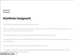 Sites similar to manifestoinsegnanti.it