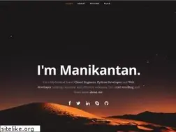 Sites similar to manikantanr.com