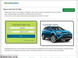 Sites similar to manilacarlist.com