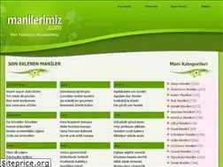 Sites similar to manilerimiz.com