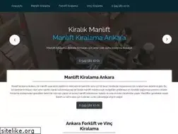Sites similar to manliftkiralamaankara.com.tr