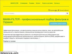 Sites similar to mann-filter.com.ua