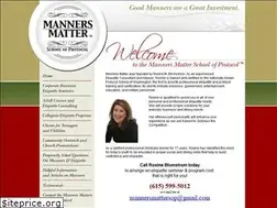 Sites similar to mannersmattersop.com