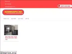 Sites similar to mannhuapvc.net